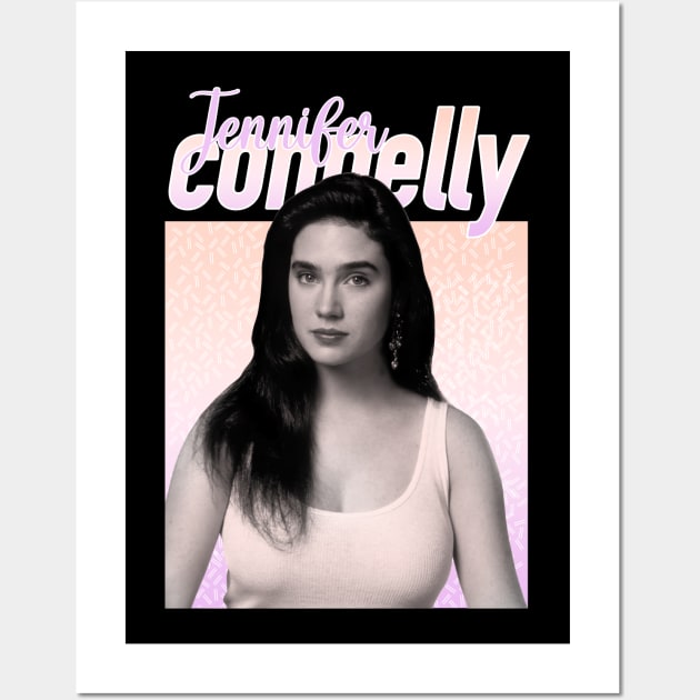 Jennifer Connelly // Vintage Pastel Style // Wall Art by BlackAlife